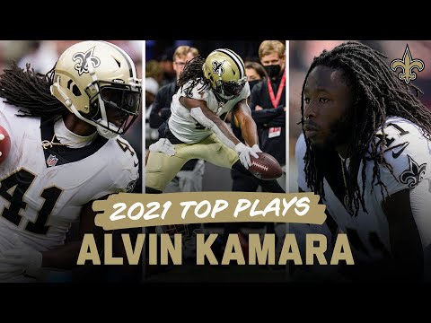 Alvin Kamara Top Plays of the 2021 NFL Season | New Orleans Saints Highlights video clip
