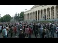 LIVE: Protests near the Georgian parliament  - 00:00 min - News - Video