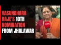 BJP Leader Vasundhara Raje To File Nomination For Rajasthan Polls Today