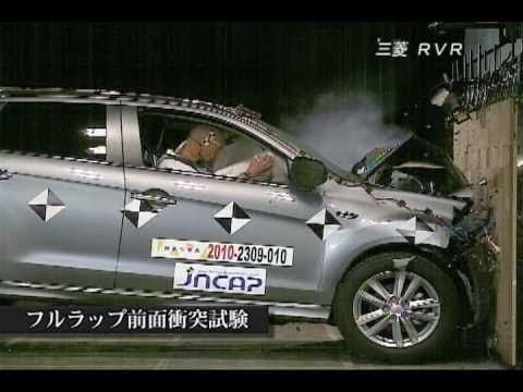 Teste de acidente de vídeo Mitsubishi ASX / RVR / Outlander Sport desde 2010