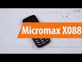 Распаковка Micromax X088 / Unboxing Micromax X088