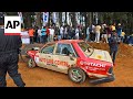 Race car in Sri Lanka veers off track and rams into crowd, killing at least 7