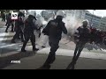 Greek police clash with protesters outside parliament  - 01:01 min - News - Video