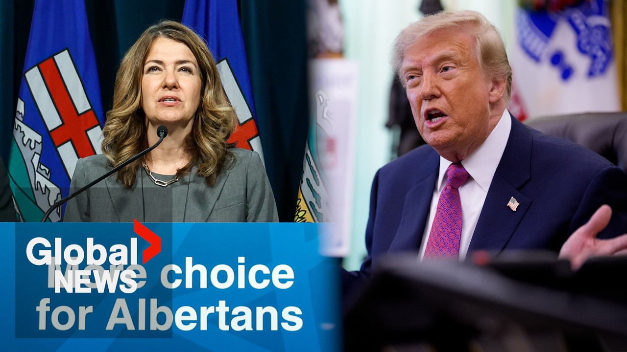Province becoming 51st state “non-starter for Albertans,” Danielle Smith says before referendum