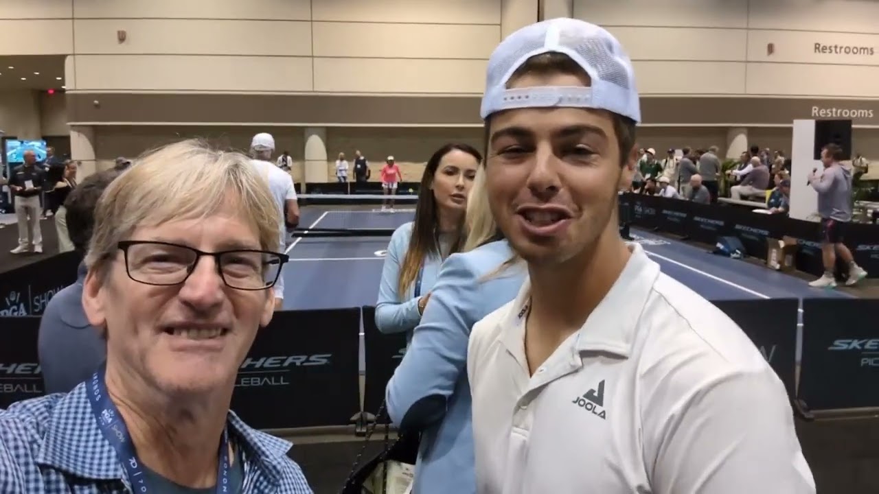Ben Johns with Official NPL National Pickleball League CEO Gordon G.G. Gebert USA-NPL.com