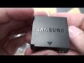 Samsung HMX-H105 BP digital camcorder unboxing видеокамера распаковка