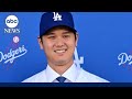 L.A. Dodgers officially introduce Shohei Ohtani after $700M contract