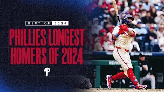 The Phillies LONGEST Home Runs of 2024