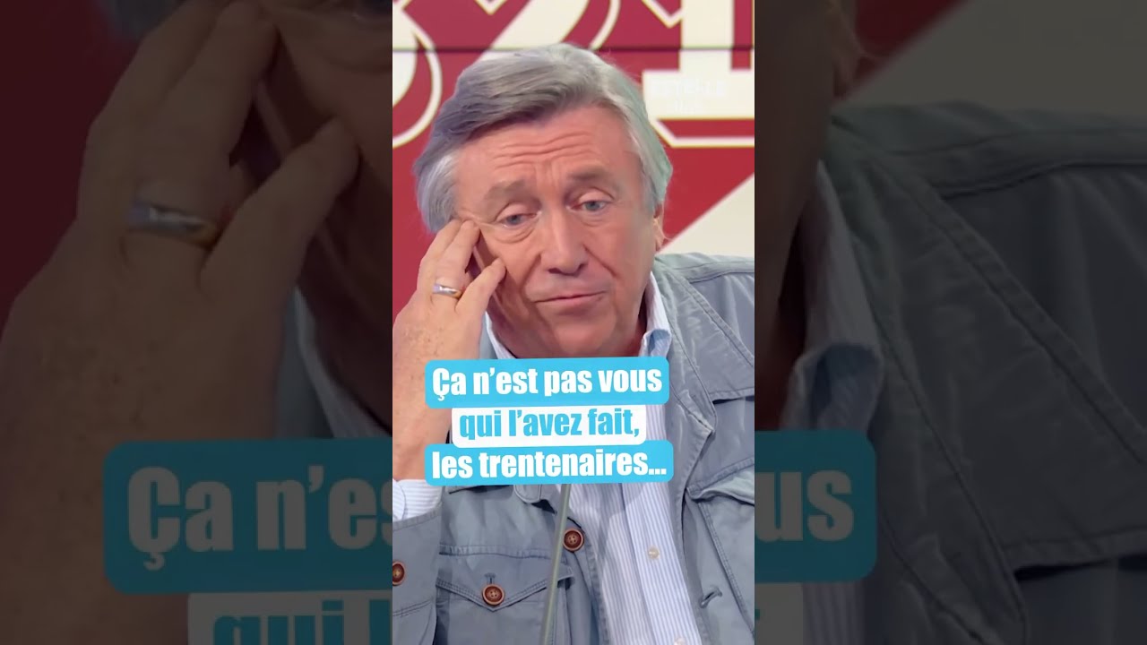 "Reconstruire la France, c'est nous (les boomers) qui l'avons fait, pas vous les trentenaires"