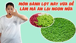 Cách Làm Bánh Lọt Sương Sa Hạt Lựu không Cần Khuôn | HÀ COOKING