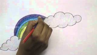 איך לצייר קשת בענן 