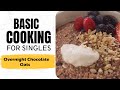 Lesson 25 | Overnight Chocolate Oats | ओवरनाइट चॉकलेट ओट्स | Breakfast | Basic Cooking for Singles
