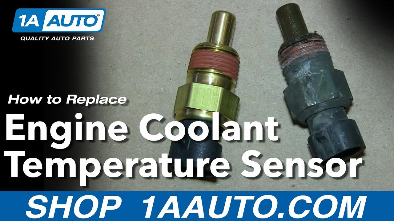 How To Install Replace Engine Coolant Temperature Sensor 5 ... fuse box diagram ford e 350 