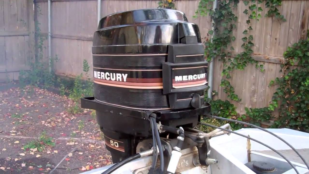 1985 Mercury Outboard 50 horsepower - YouTube mercury xr4 wiring diagram 