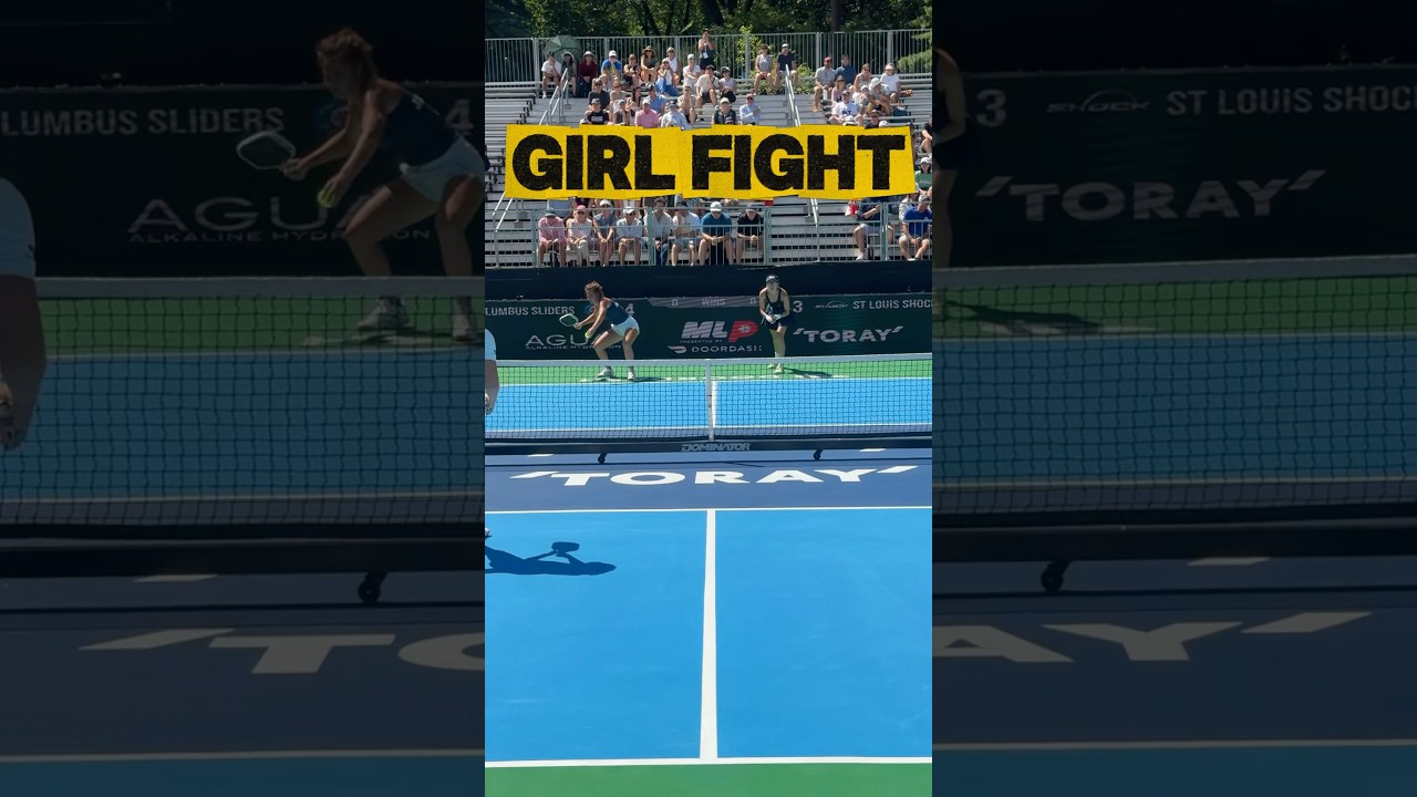 GIRL FIGHT PICKLEBALL 🙀
