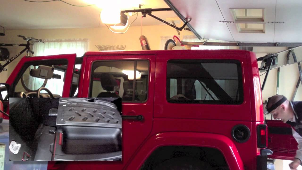 Jeep wrangler and hard top removal #3
