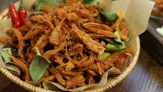 Làm khô gà lá chanh thơm ngon hương vị đậm đà | Chicken jerky recipe