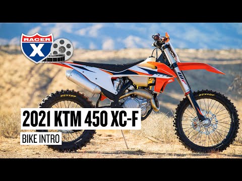 Testing The 2021 KTM 450 XC-F Off-Road & Motocross Hybrid Racing Machine