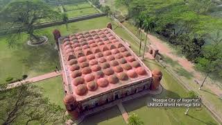 The Sixty Dome Mosque, Bagerhat, a UNESCO World Heritage Site.
