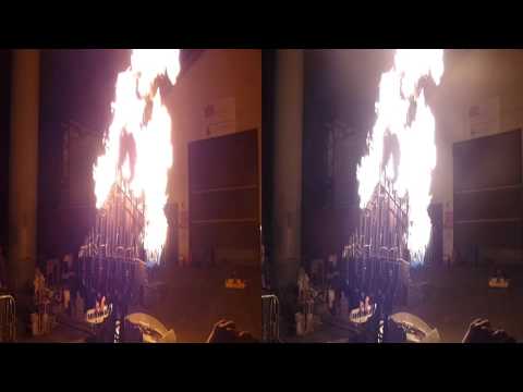 Keyboard controlled fire car @ Decompression 2015 (YT3D:Enable=True)