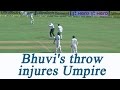 India vs England : Umpire Paul Reiffel hurts on his head