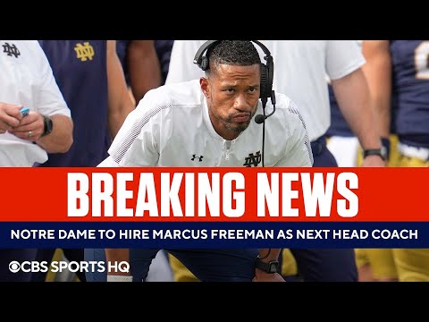 BREAKING: Notre Dame to Hire DC Marcus Freeman as New Head Coach | CBS Sports HQ