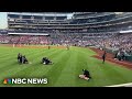 Watch: Protesters disrupt Congressional Baseball Game at Nationals Stadium