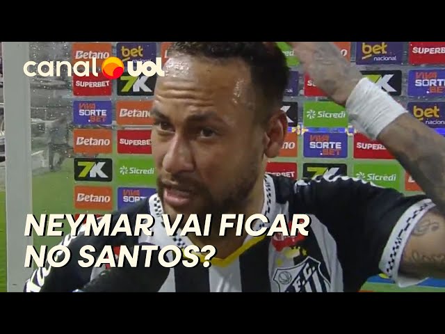 NEYMAR NÃO GARANTE PERMANÊNCIA NO SANTOS APÓS ELIMINAÇÃO: 'AINDA NÃO SEI'