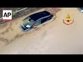 Torrential rains cause flooding and landslides in northern Italy