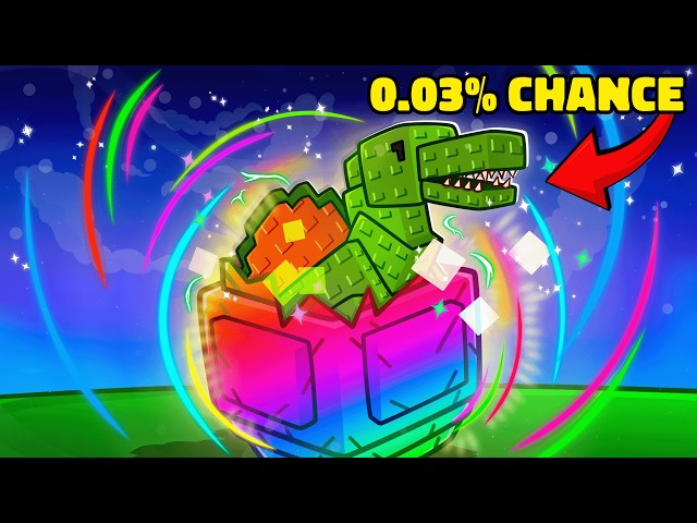 I Hatched Worlds First RAINBOW DINOSAUR in Grow a Garden!