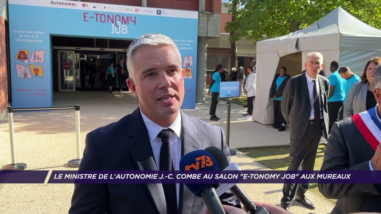 Yvelines | Le ministre de l’autonomie Jean-Christophe Combe au salon « E-Tonomy Job » aux Mureaux