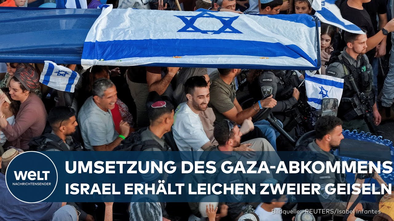GAZA-ABKOMMEN: Hamas übergibt Leichen zweier Geiseln – deutsch-israelischer Tamir Adar unter Toten