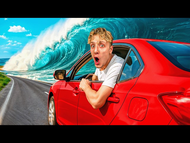 Voitures vs Tsunami !