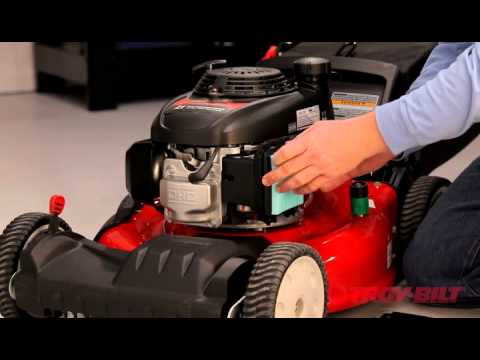 Honda troy bilt lawn mower oil change #3