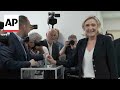 Far-right National Rallys Marine Le Pen votes in Frances election