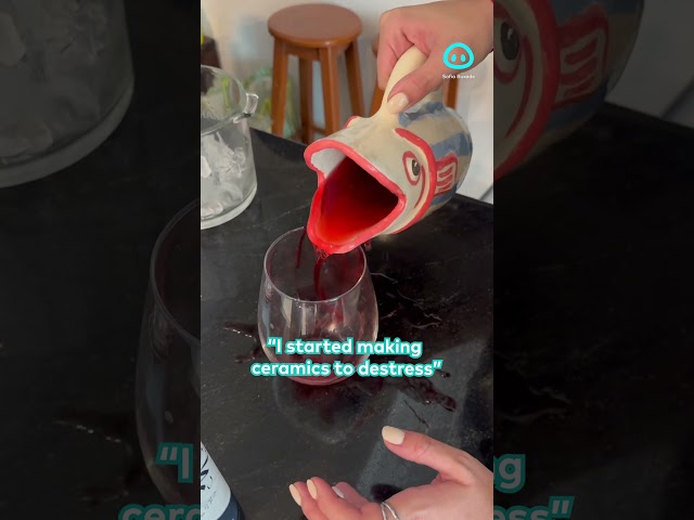 Handmade Fish Pitcher Spills Everywhere || ViralHog Shorts