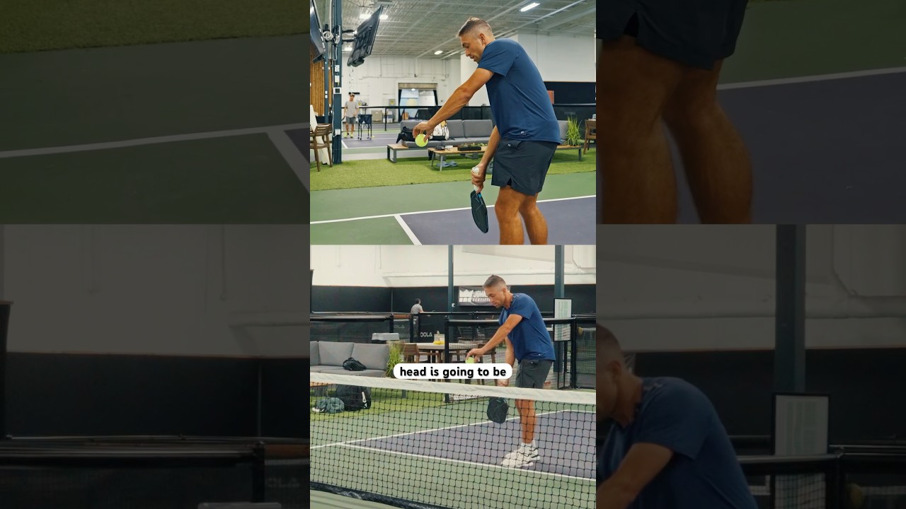 Pro tip on top spin dink #pickleball