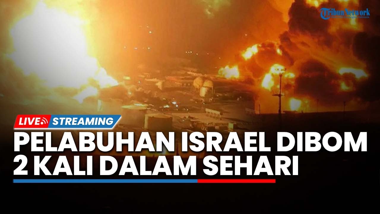 🔴Tentara IDF Ketakutan Masuk ke Wilayah Hamas, Pelabuhan Eilat di Israel Membara Dihujani Rudal