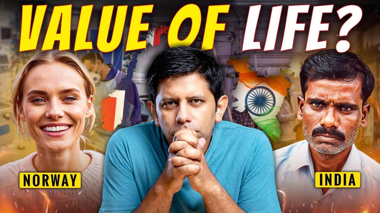 BELOW ZERO? - Is That The Value Of Life In India? | My Norway Experience | Akash Banerjee