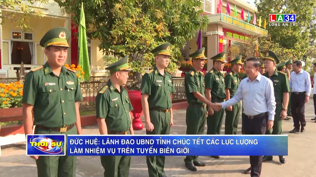 Đức Huệ: Lãnh đạo UBND tỉnh chúc Tết các lực lượng làm nhiệm vụ trên tuyến biên giới