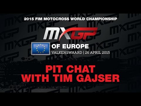 Pit Chat with Tim Gajser MXGP of Europe 2015 - motocross 