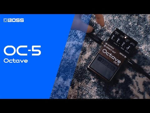 Boss OC-5 Octave Guitar Effect Pedal with Vintage and Polyphonic Modes