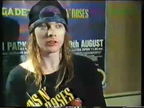 Axl Rose - Interview 1988 - YouTube