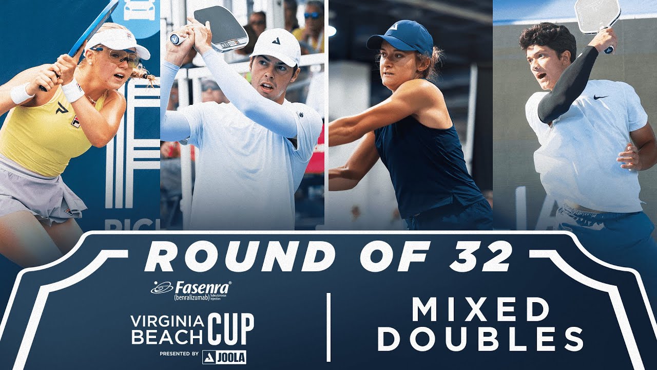 Waters/Johns v Schneemann/Fu at the Fasenra Virginia Beach Cup presented by Joola