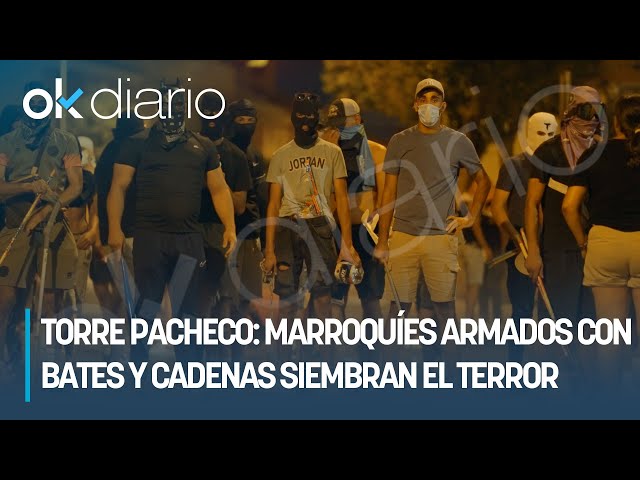 Marroquíes armados con bates, palos y cadenas en otra noche de violencia en Torre Pacheco