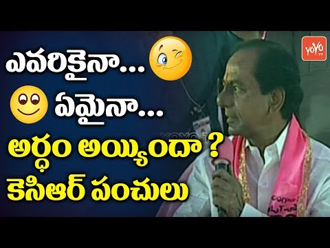 KCR Mark Style Punch at TRS Plenary 2018 Meeting At Kompally KCR Mark Style Punch at TRS Plenary 2018 Meeting At Kompally