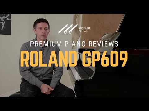 video Roland GP609 Digital Grand Piano BLACK