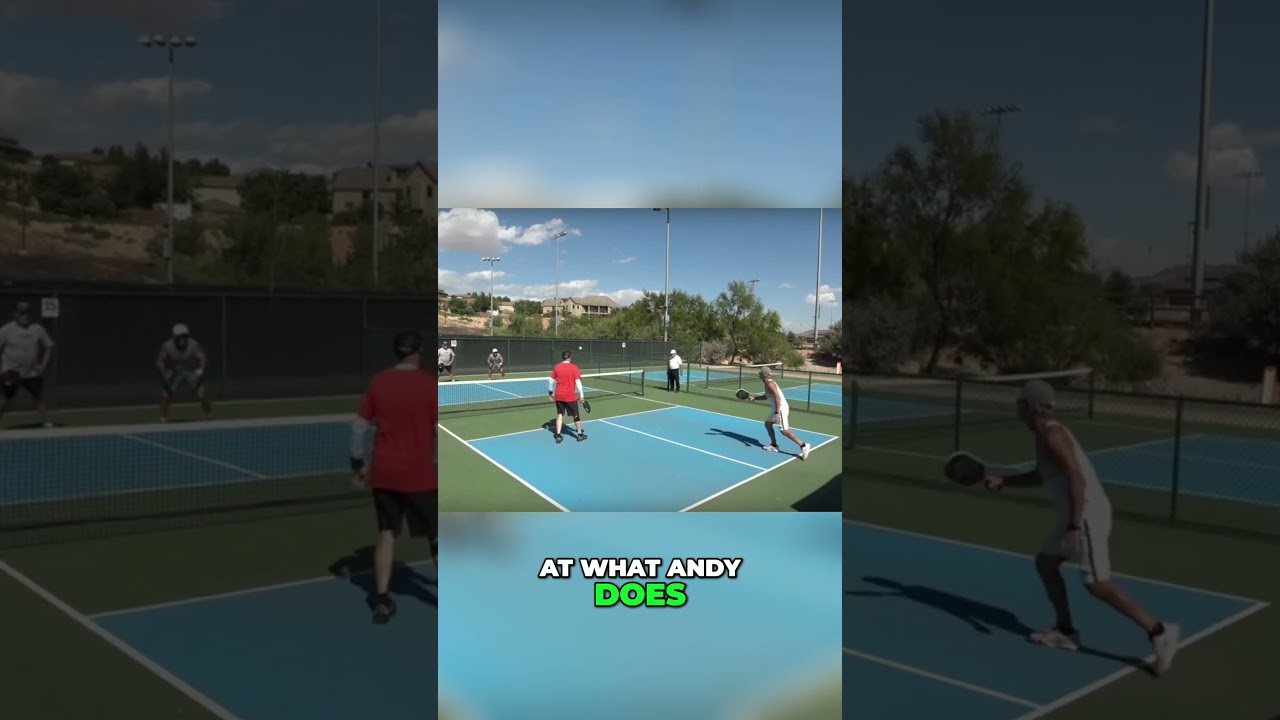 Pickleball! Third Shot Drive, Then Reset The Next Shot? This Player Just Keeps Driving The Ball!