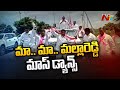 Minister Malla Reddy mass dance in car ahead of Munugode TRS public meeting