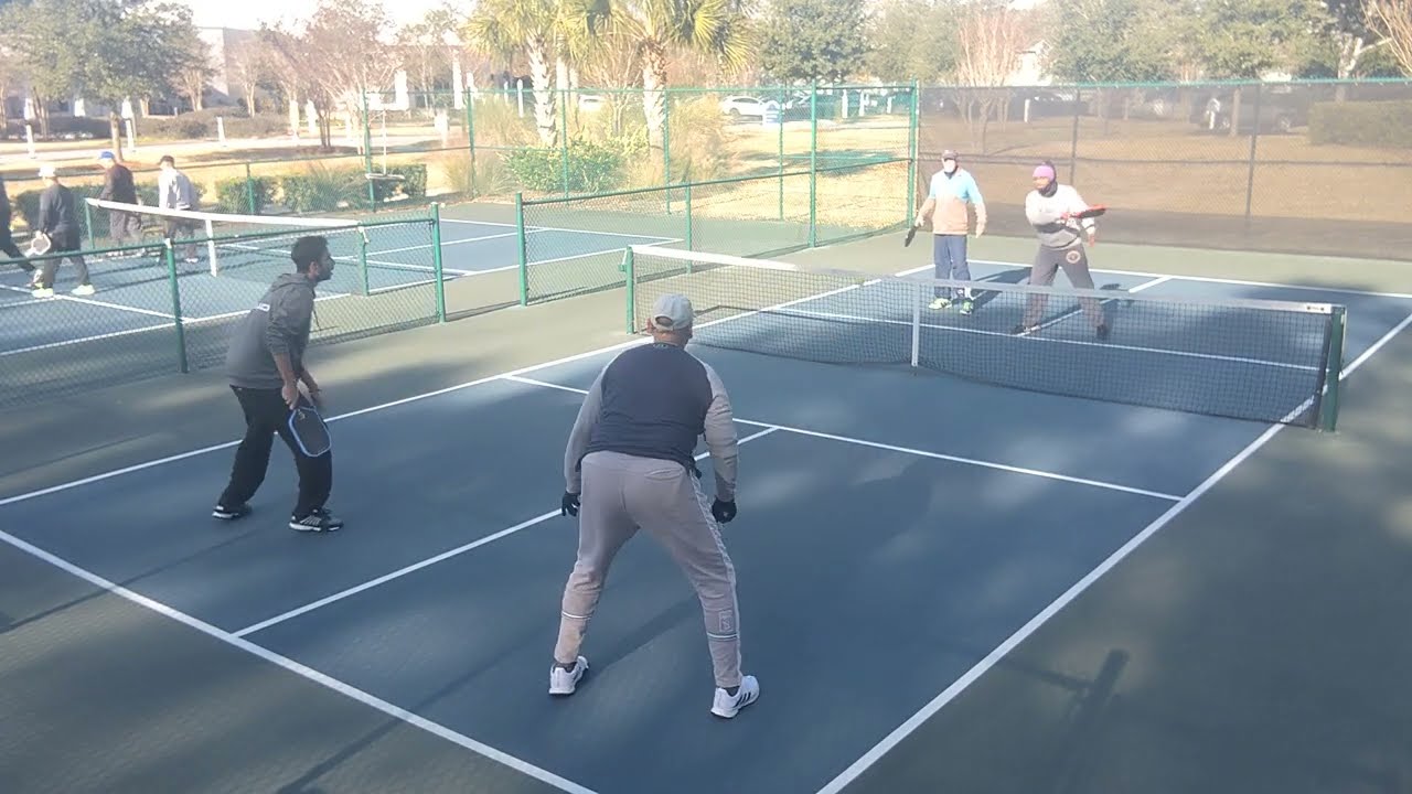 BIG BANGER GETS BLOCKED! 4.0 Pickleball Rec Game at Kingston Plantation in Myrtle Beach, SC